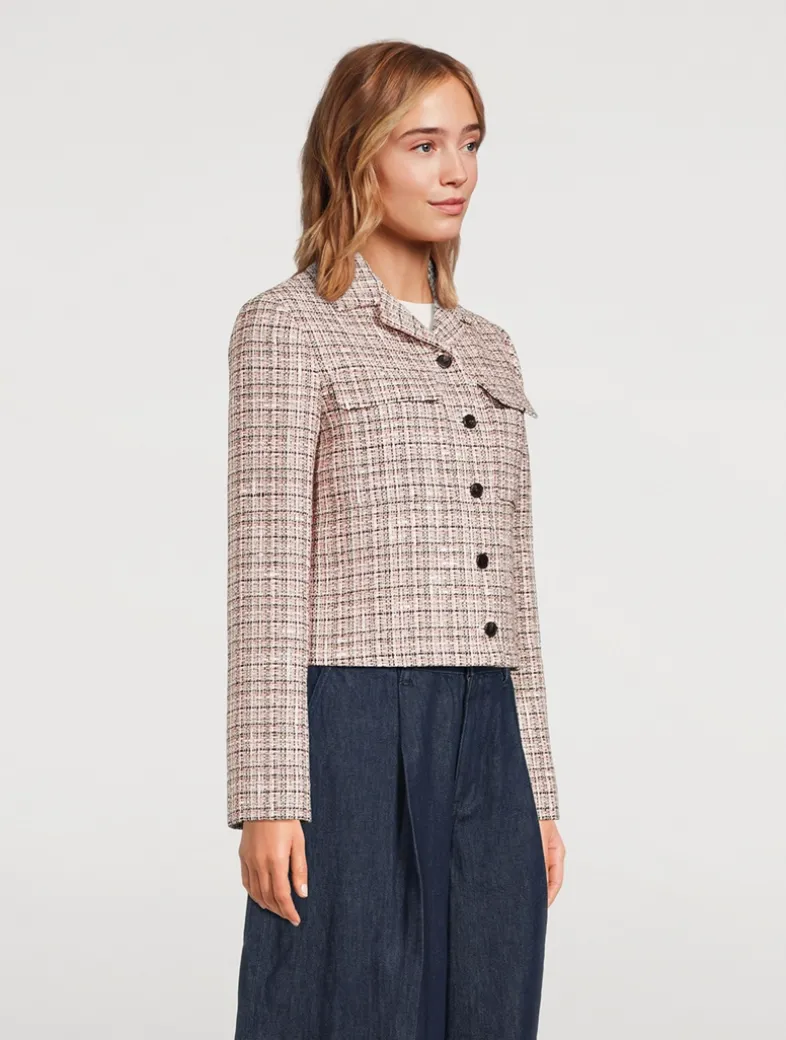 Cropped Tweed Jacket