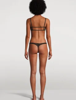 Dahlia Lace Thong