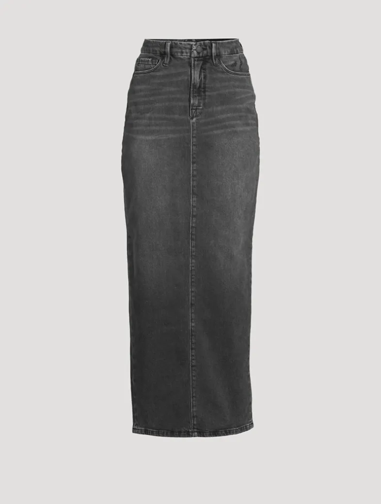 Denim Maxi Skirt