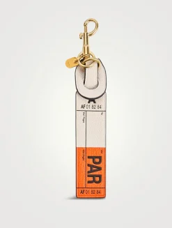 Destination Paris Leather Bag Charm