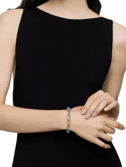 Dy Madison® Chain Bracelet In Sterling Silver With 18k Yellow Gold, 11mm