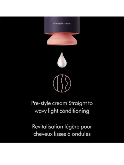 Dyson Chitosan™ Pre-Style Cream, Straight to Wavy, Light Conditioning