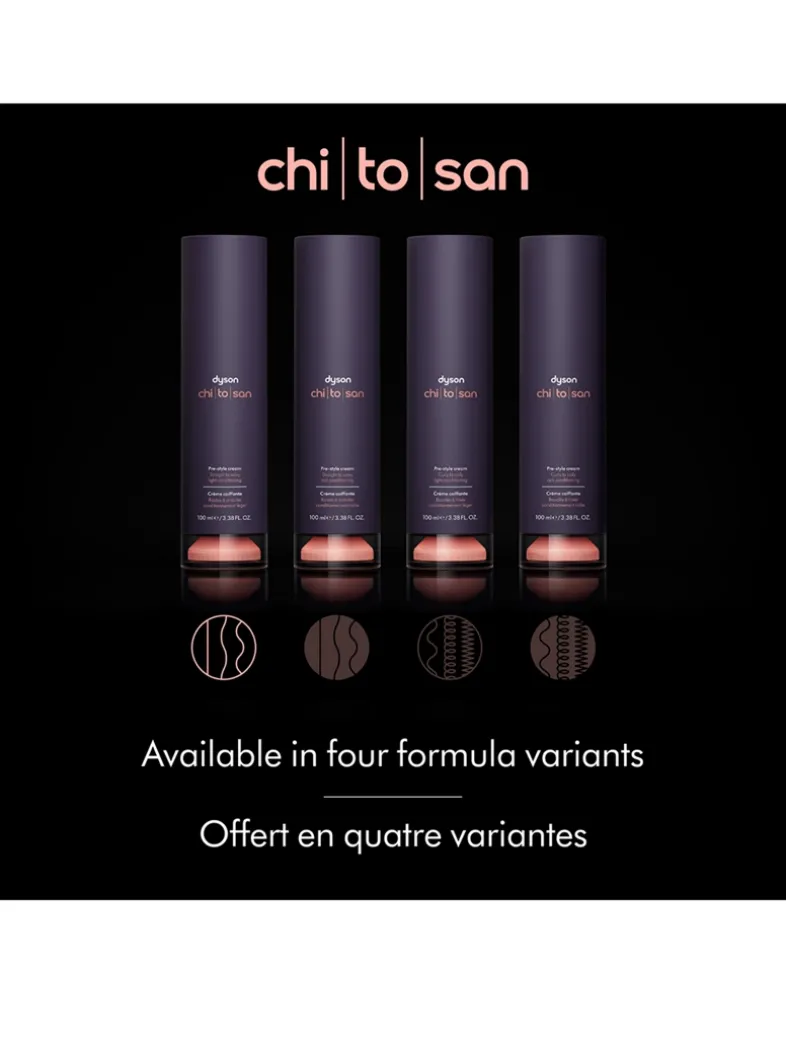 Dyson Chitosan™ Pre-Style Cream, Straight to Wavy, Light Conditioning - The Refill