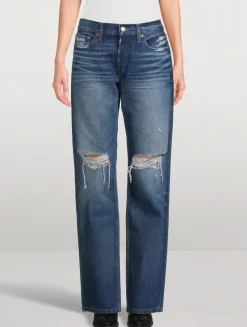 Easy Straight-Leg Jeans