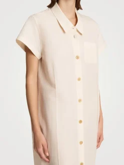 Effy Organza Shirt Dress