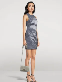 Embellished Trompe L'oeil Mini Dress
