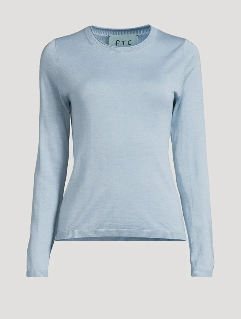 Fair Trade Cashmere Superfine Roundneck Sweater
