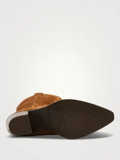 Felix Suede Western Boots