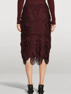 Fringe Midi Skirt