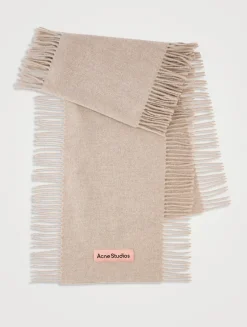 Fringe Wool Scarf