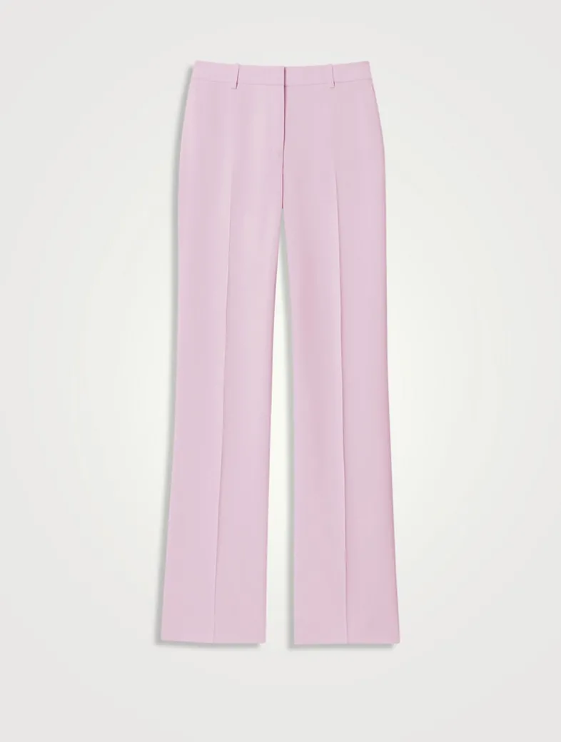 Gates Finesse Crêpe Straight-Leg Trousers