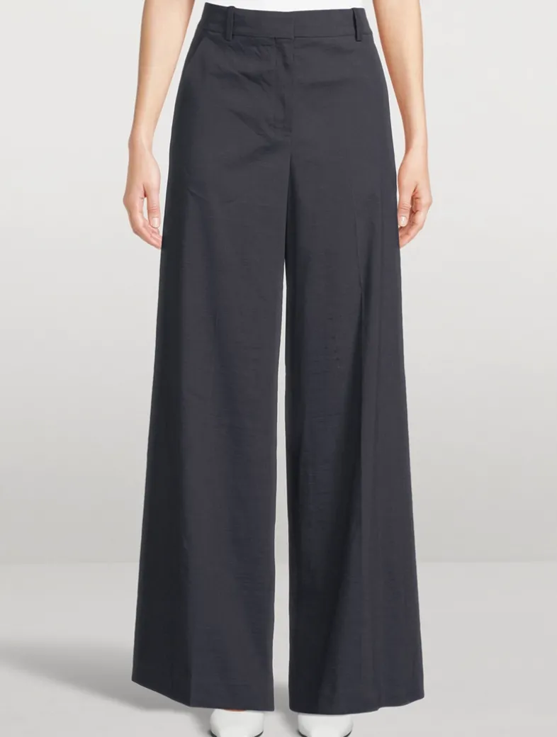 Good Linen Wide-Leg Trousers