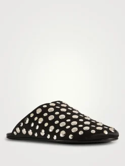 Gunter Studded Leather Mules