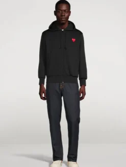 Heart Zip-Up Hoodie