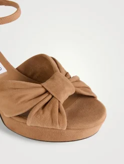Heloise Suede Platform Sandals