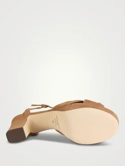 Heloise Suede Platform Sandals
