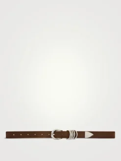 Hollyhock Suede Belt