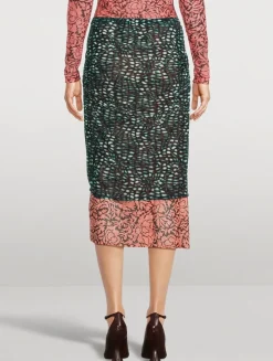 Homoa Layered Midi Skirt