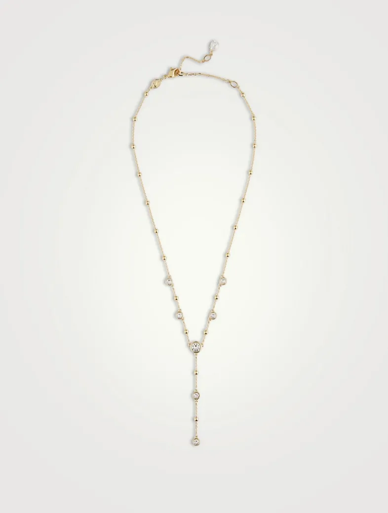 Imber Crystal Lariat Necklace