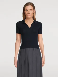 Knit Polo Shirt