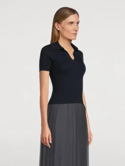 Knit Polo Shirt