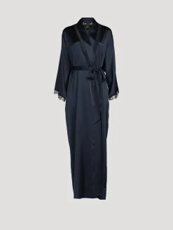 Lace Inset Robe