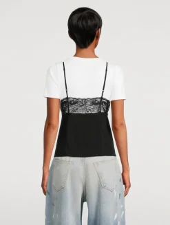 Lace-Trimmed Cami