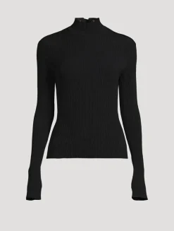Lace-Up Sweater