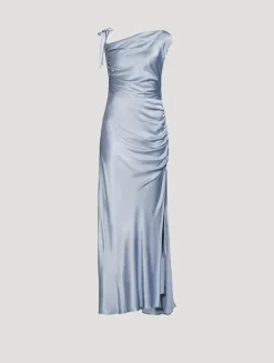 La Lune One-Shoulder Maxi Dress