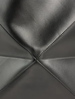 Large Puzzle Fold Leather Tote Bag