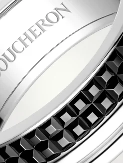 Large Quatre Black Edition 18K White Gold Ring