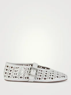 Leather Ballet Flats