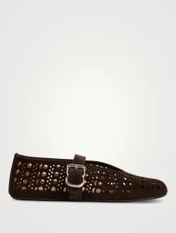 Leather Ballet Flats
