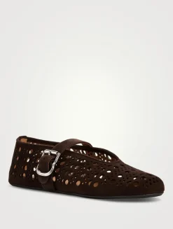 Leather Ballet Flats