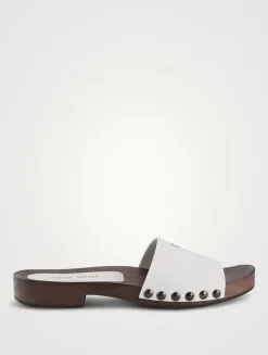 Leather Clogs