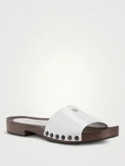 Leather Clogs