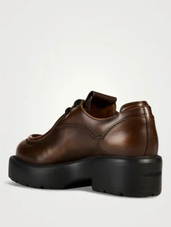 Leather Lug-Sole Wallabies