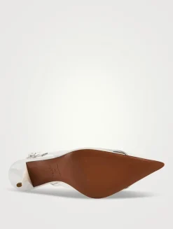 Le Cœur Patent Leather And PVC Slingback Pumps