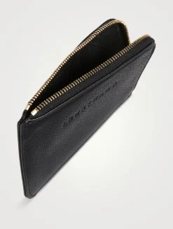 Le Foulonné Zipped Leather Card Case