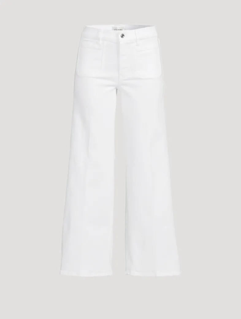 Le Slim Palazzo Wide-Leg Jeans