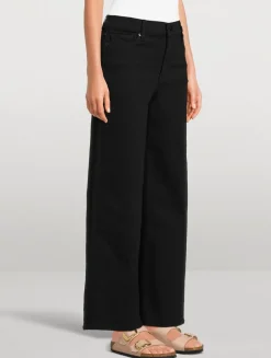 Le Slim Palazzo Wide-Leg Jeans