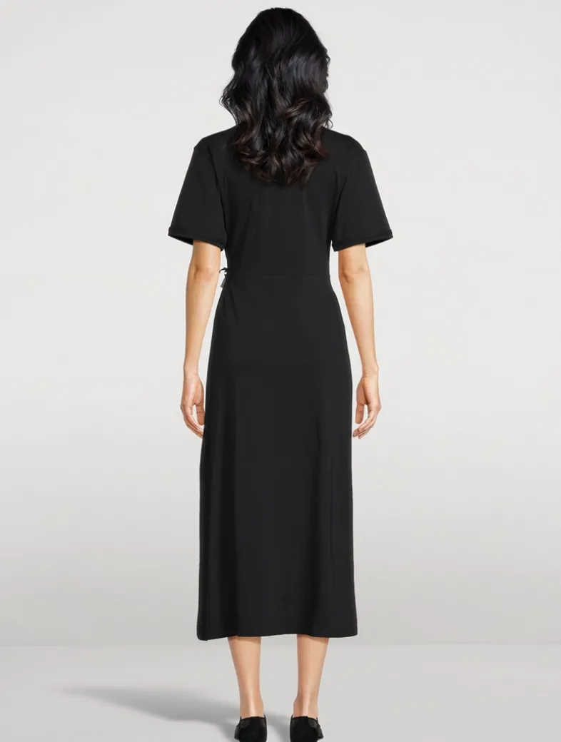 Lilia Ruffled T-Shirt Dress