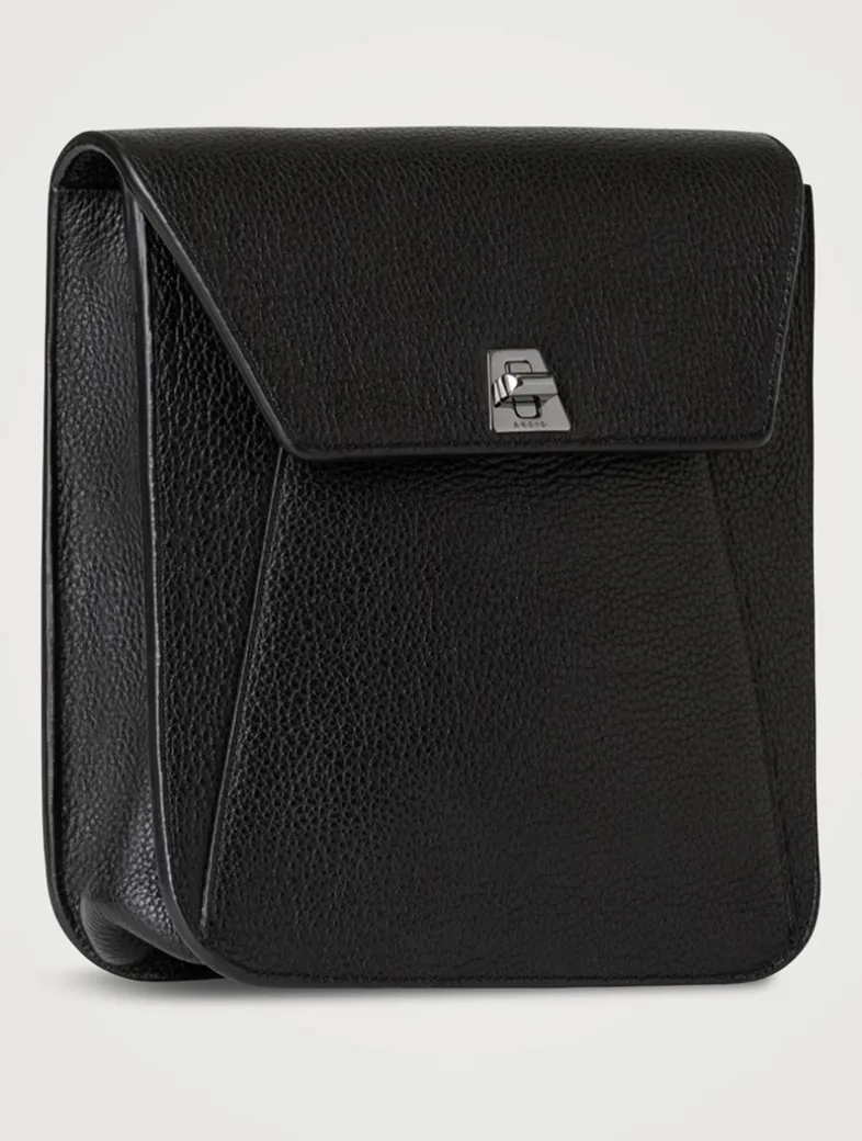 Little Anouk Leather Messenger Bag
