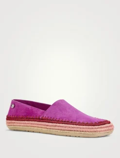 Loewe x Paula's Ibiza Rio Suede Espadrilles