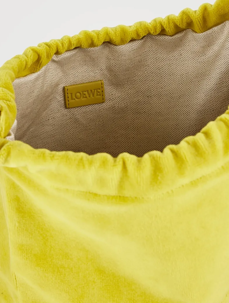 Loewe x Paula's Ibiza Terry Drawstring Pouch