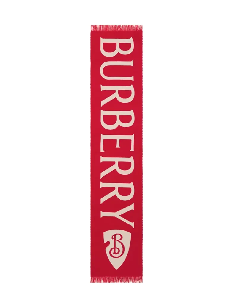 Logo Wool Scarf