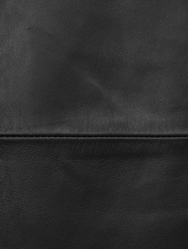 Long Leather Skirt