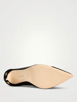 Lorenzo Mesh And Suede Pumps