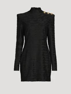 Love Letter Jacquard Knit Mini Dress