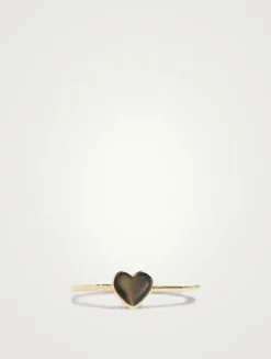 Love Letter 14K Gold Heart Ring